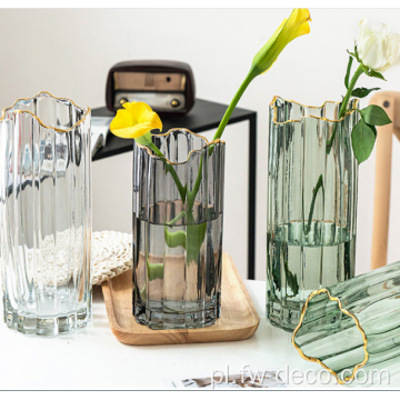 Nordic Simple Glass Wazon Flower for Home Dekoration